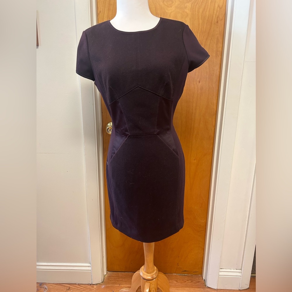 Club Monaco purple wool dress size 6